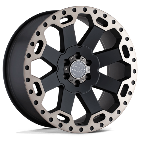 Black Rhino WARLORD Matte Black W/ Machined Dark Tint
