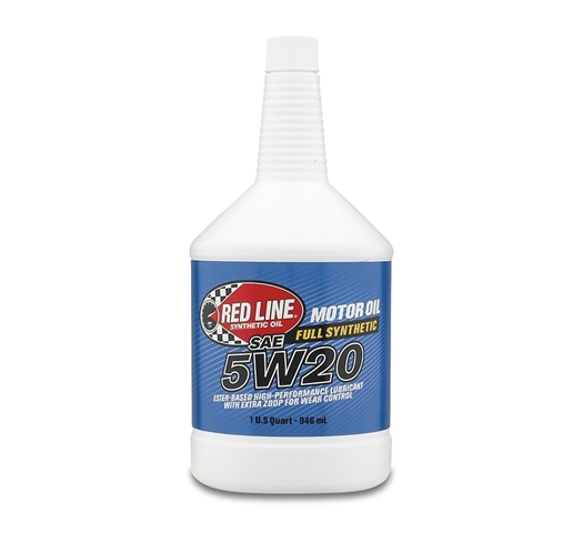 RED LINE HIGH-PERFORMANCE 5W20 MOTOR OIL, QUART