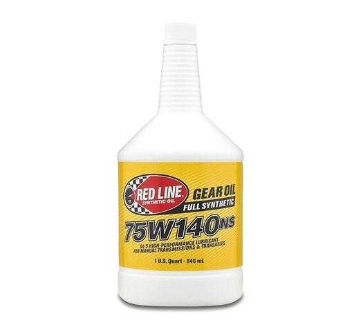 RED LINE 75W140NS GL-5 GEAR OIL, QUART