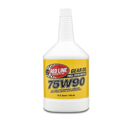 RED LINE 75W90 GL-5 GEAR OIL, QUART