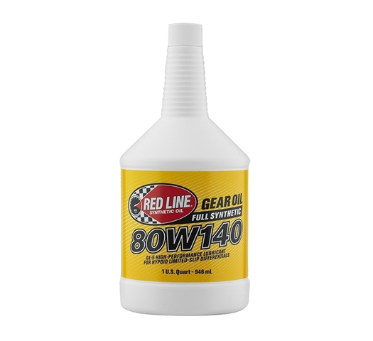 RED LINE 80W140 GL-5 GEAR OIL, QUART