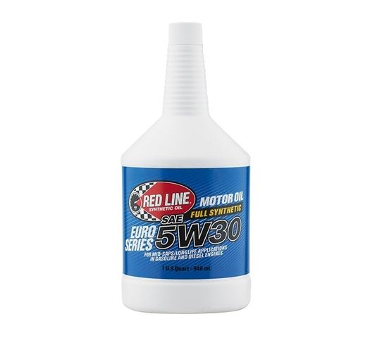 RED LINE HIGH-PERFORMANCE EURO-SERIES 5W30 MOTOR OIL, QUART
