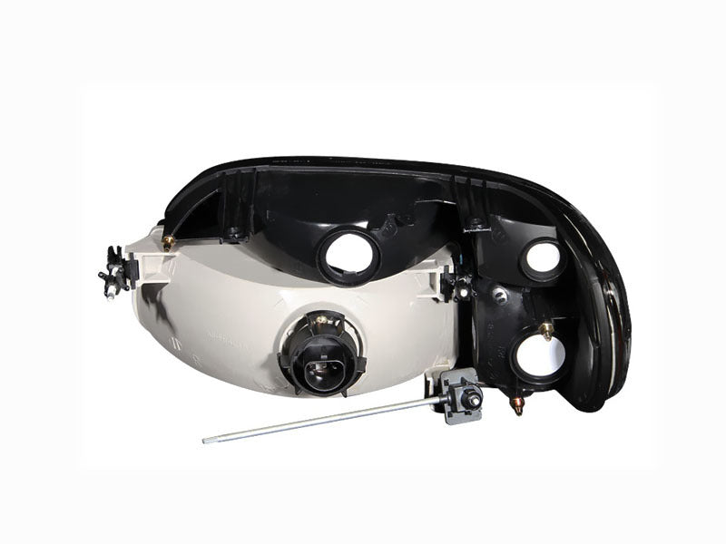 ANZO 1995-2001 Phares en cristal Ford Explorer Chrome avec feux d'angle 2 pièces