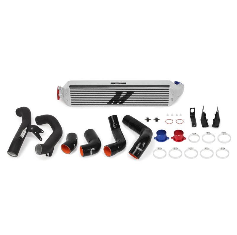 Kit d'échangeur Mishimoto pour Honda Civic 1.5T (2016+) / Honda Civic Si (2017+) argenté avec tuyaux noirs