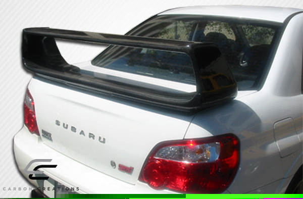 2002-2007 Subaru Impreza WRX STI 4DR Créations en carbone STI Look Aileron de couvercle de coffre – 1 pièce
