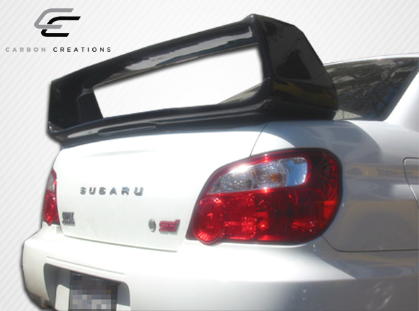 2002-2007 Subaru Impreza WRX STI 4DR Créations en carbone STI Look Aileron de couvercle de coffre – 1 pièce