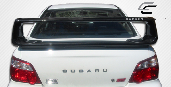 2002-2007 Subaru Impreza WRX STI 4DR Créations en carbone STI Look Aileron de couvercle de coffre – 1 pièce