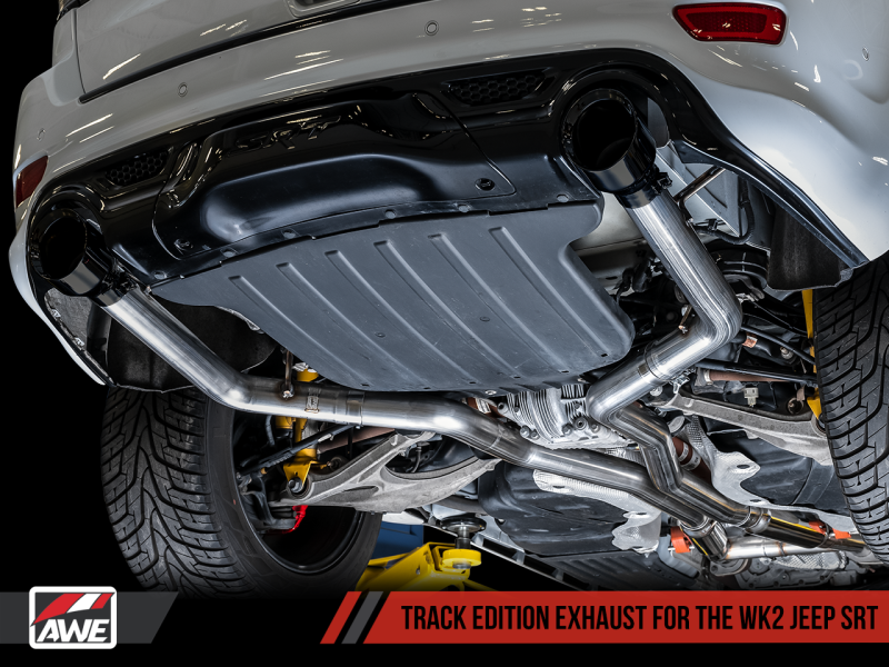 Échappement AWE Tuning 2020 Jeep Grand Cherokee SRT Track Edition - Embouts noirs diamant