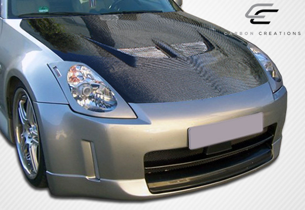 2003-2006 Nissan 350Z Z33 Carbon Creations Evo Hood - 1 Piece