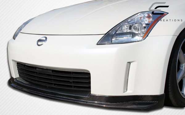 2003-2005 Nissan 350Z Z33 Carbon Creations N-1 Lèvre avant sous becquet Air Dam - 1 pièce