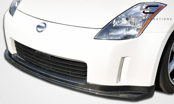 2003-2005 Nissan 350Z Z33 Carbon Creations N-1 Lèvre avant sous becquet Air Dam - 1 pièce