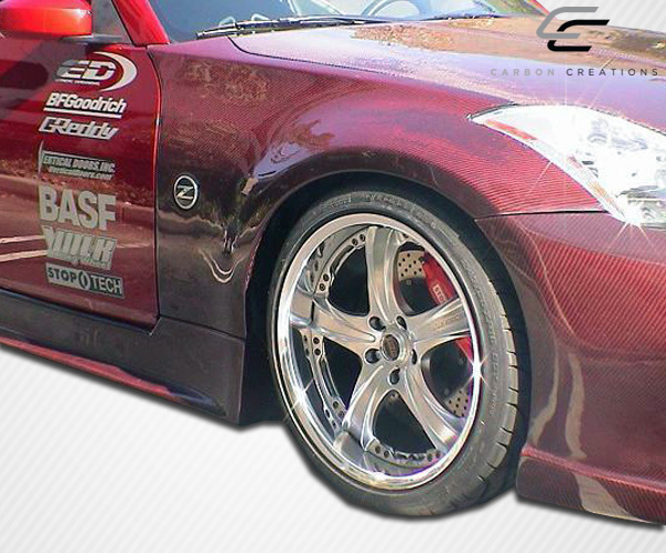 2003–2008 Nissan 350Z Z33 Carbon Creations Ailes d'aspect OEM – 2 pièces