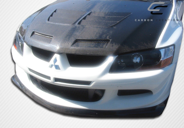 2003-2005 Mitsubishi Lancer Evolution 8 Carbon Creations Demon Front Lip Under Spoiler Air Dam - 1 Piece