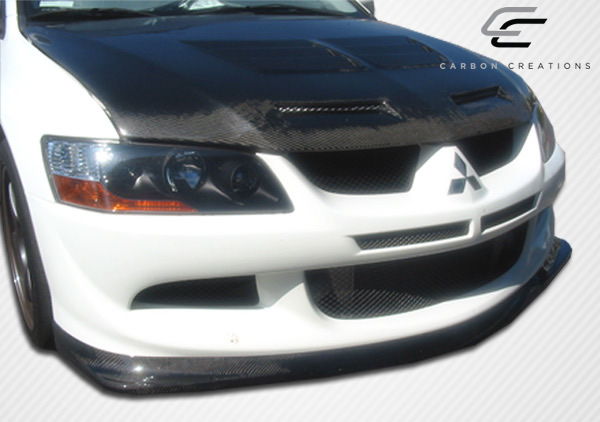 2003-2005 Mitsubishi Lancer Evolution 8 Carbon Creations Demon Front Lip Under Spoiler Air Dam - 1 Piece