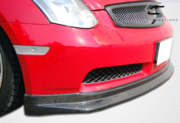 2003-2007 Infiniti G Coupe G35 Carbon Creations D-Spec Front Lip Under Spoiler Air Dam (non sport) - 1 Piece