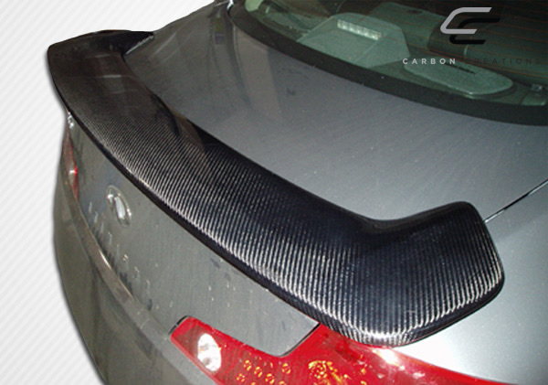 2003-2007 Infiniti G Coupe G35 Carbon Creations OEM Look Wing Trunk Lid Spoiler - 1 Piece