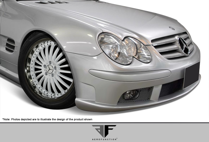 2003-2008 Mercedes Classe SL R230 AF-1 Couverture de pare-chocs avant (GFK) - 1 pièce