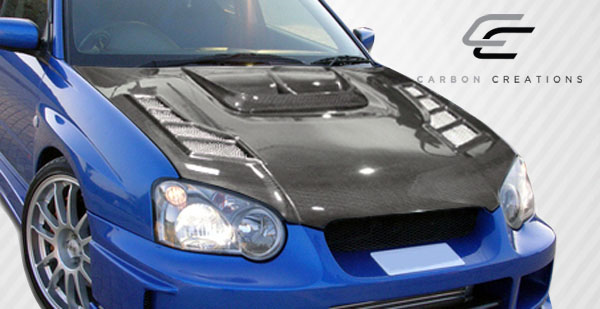 2004-2005 Subaru Impreza WRX STI Carbon Creations C-1 Hood - 1 Piece