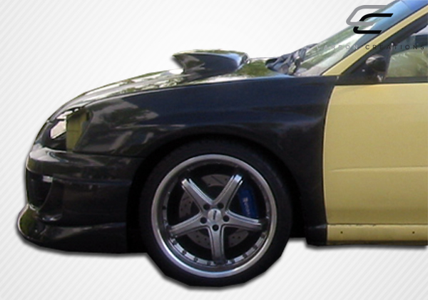 2004-2005 Subaru Impreza WRX STI Carbon Creations OEM Look Fenders - 2 Piece