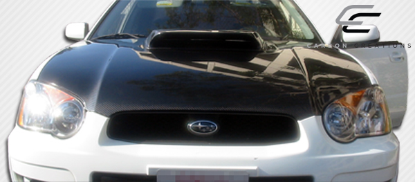 2004-2005 Subaru Impreza WRX STI Carbon Creations STI Look Hood - 1 Piece