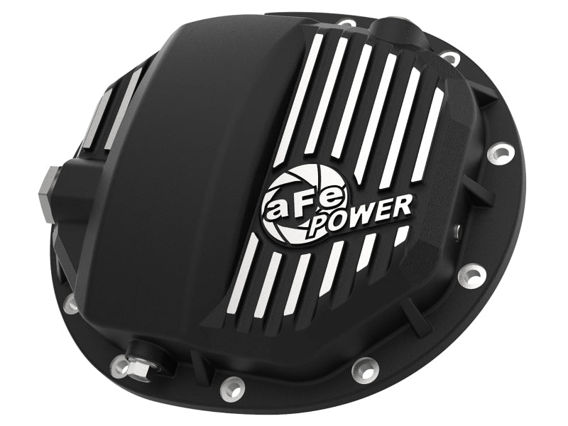 aFe Power Pro Series AAM 9.5/9.76 Couvercle de différentiel arrière noir avec ailerons Mach 14-19 GM Silverado/Sierra 1500