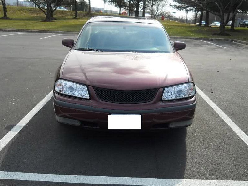 Spyder Pontiac GTO 04-06 Projecteur Phares LED Halo LED Chrome Haut H1 Bas H1 PRO-YD-PGTO04-HL-C