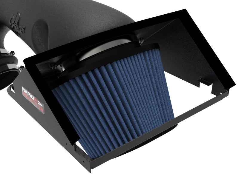 Système d'admission d'air froid à induction rapide aFe avec filtre Pro 5R 2021+ Ford F-150 V6-3.5L (tt)
