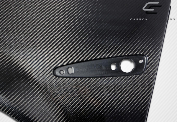 2005-2013 Chevrolet Corvette C6 Carbon Creations ZR Edition Garde-boue arrière - 2 pièces