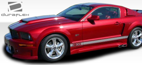 2005-2009 Ford Mustang Couture Uréthane CVX Side Scoop - 2 pièces