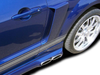 2005-2009 Ford Mustang Couture Urethane CVX Side Scoop - 2 Piece
