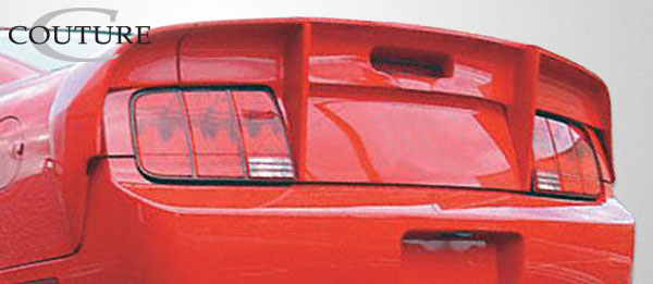 2005-2009 Ford Mustang Couture Polyurethane Demon Wing Trunk Lid Spoiler - 3 Piece