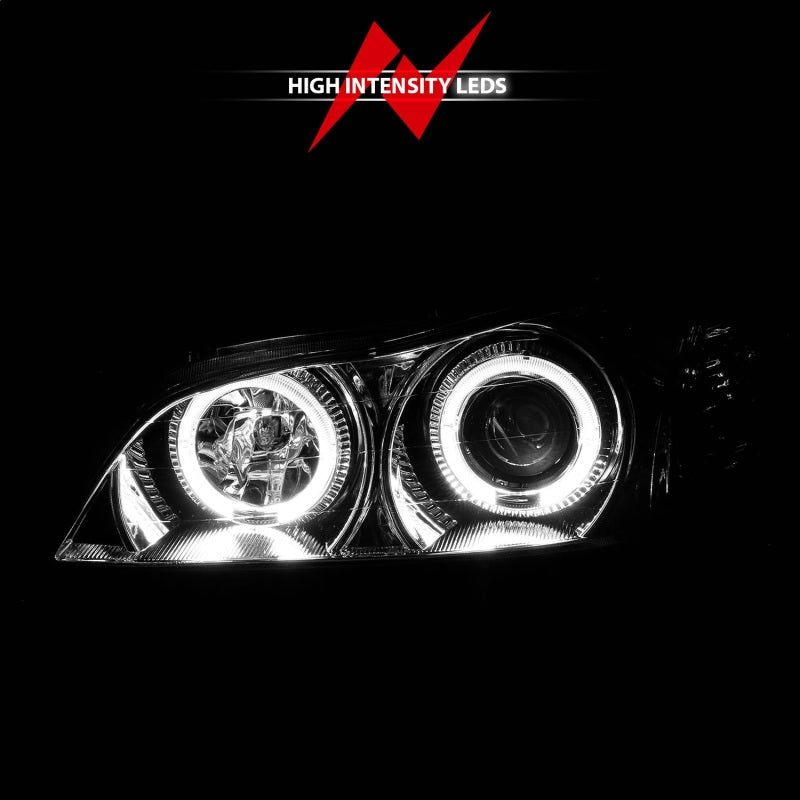 ANZO 2000-2004 Phares de projecteur Infiniti I30 avec Halo Chrome