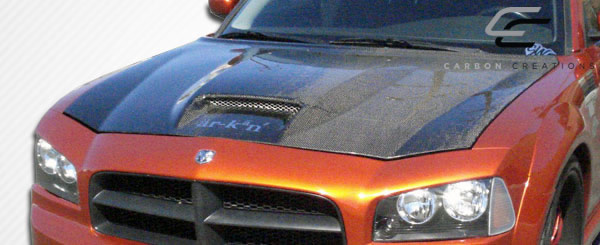 2006-2010 Dodge Charger Carbon Creations SRT Look Hood - 1 Piece