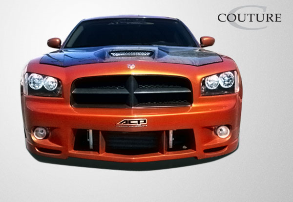 2006-2010 Dodge Charger Couture Uréthane Luxe Wide Body Couverture de pare-chocs avant – 1 pièce