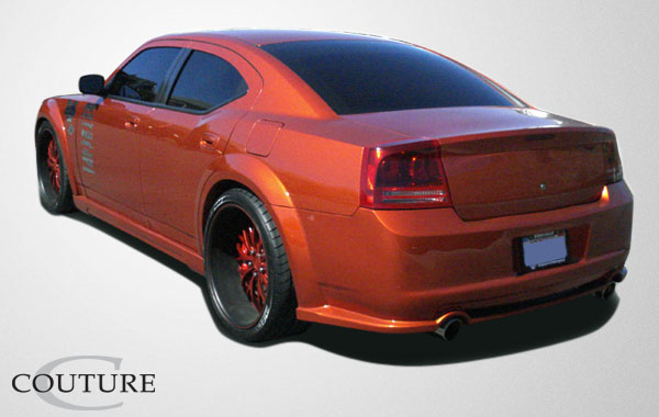 2006-2010 Dodge Charger Couture Polyurethane Luxe Wide Body Rear Fender Flares - 2 Piece