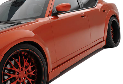 2006-2010 Dodge Charger Couture Urethane Luxe Wide Body Side Skirts Rocker Panels - 2 Piece