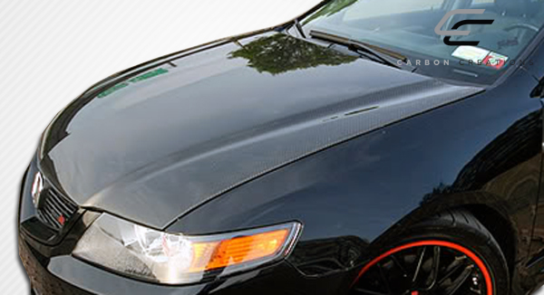 2006-2008 Acura TSX Carbon Creations OEM Look Hood - 1 Piece