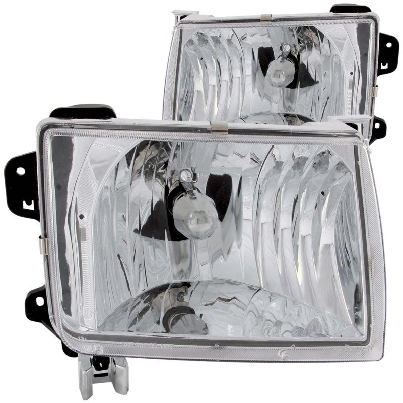 ANZO 1998-2000 Nissan Frontier Cristal Phares Chrome