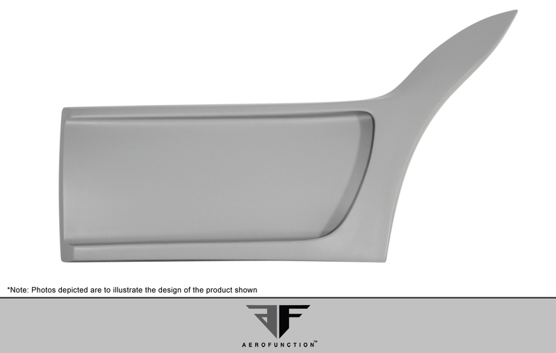 2008-2014 BMW X6 X6M AF-3 Wide Body Rear Door Caps ( GFK ) - 2 Piece (S)