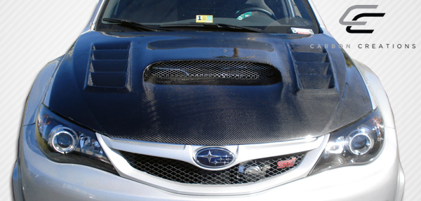 2008-2011 Subaru Impreza 2008-2014 WRX STI Carbon Creations Dritech GT Concept Hood - 1 Piece
