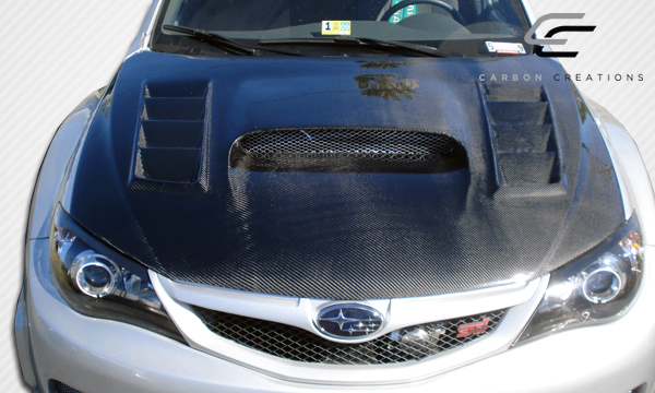 2008-2011 Subaru Impreza 2008-2014 WRX STI Carbon Creations Dritech GT Concept Hood - 1 Piece