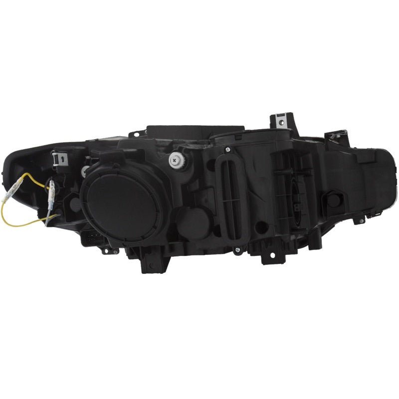 Phares de projecteur BMW Série 3 ANZO 2012-2015 avec barre en U Noir