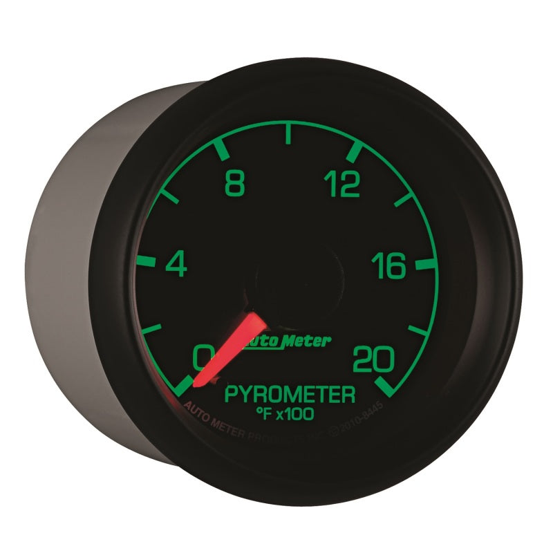 Autometer Factory Match Ford 52,4 mm Balayage complet Électronique 0-2000 Deg F EGT/Pyromètre Jauge