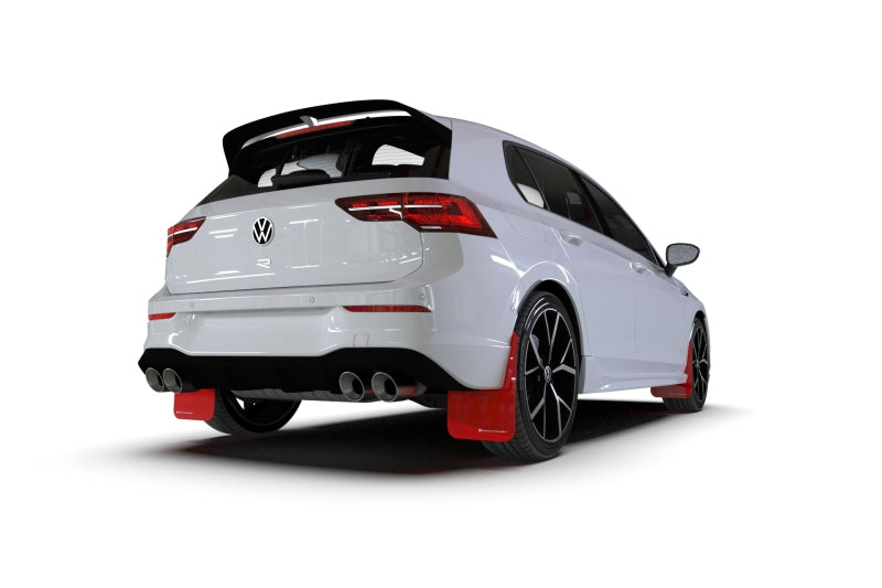 Rally Armor 22-25 VW MK8 Golf GTI/R Black UR Mud Flap w/Gray Logo