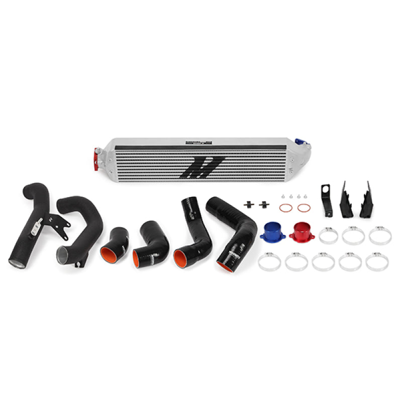 Kit d'échangeur Mishimoto pour Honda Civic 1.5T (2016+) / Honda Civic Si (2017+) argenté avec tuyaux noirs