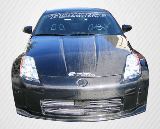 2003-2006 Nissan 350Z Z33 Carbon Creations OEM Look Hood - 1 Piece