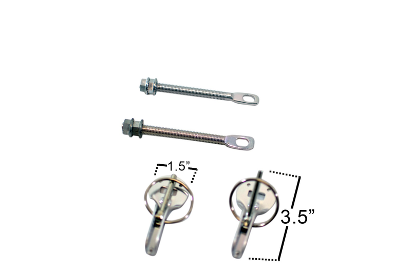 Universal Hood Pins - 4 Piece