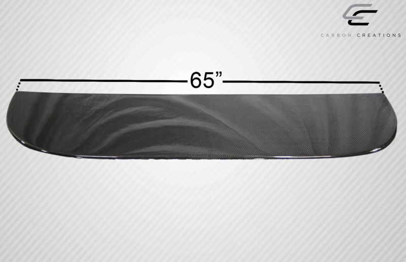 Carbon Creations Universal Middle Splitter Front Lip Under Spoiler Air Dam - 1 Piece