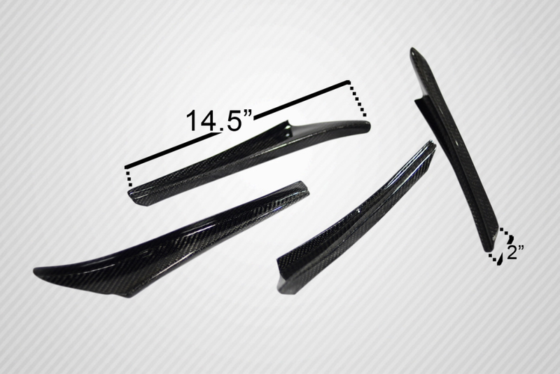 Universal Type 1 Fuel Canards - 4 Piece