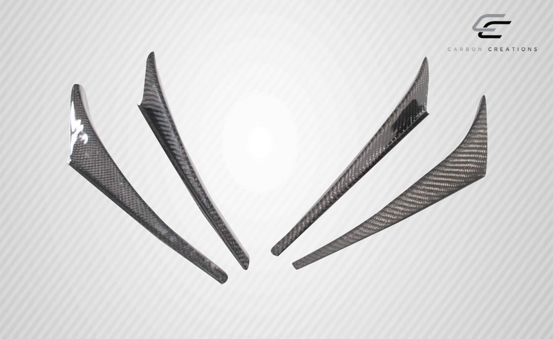 Carbon Creations Universal Type 1 Fuel Canards - 4 Piece